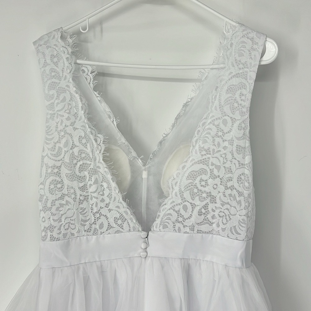 June bridals NWT white tulle dress - Picture 8 of 9